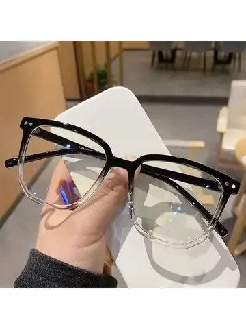 Anti Blue Light Glasses for Men Computer Women Eyeglass Fashion Optical Plain Frame Spectacles Transparent Blocking Glasses