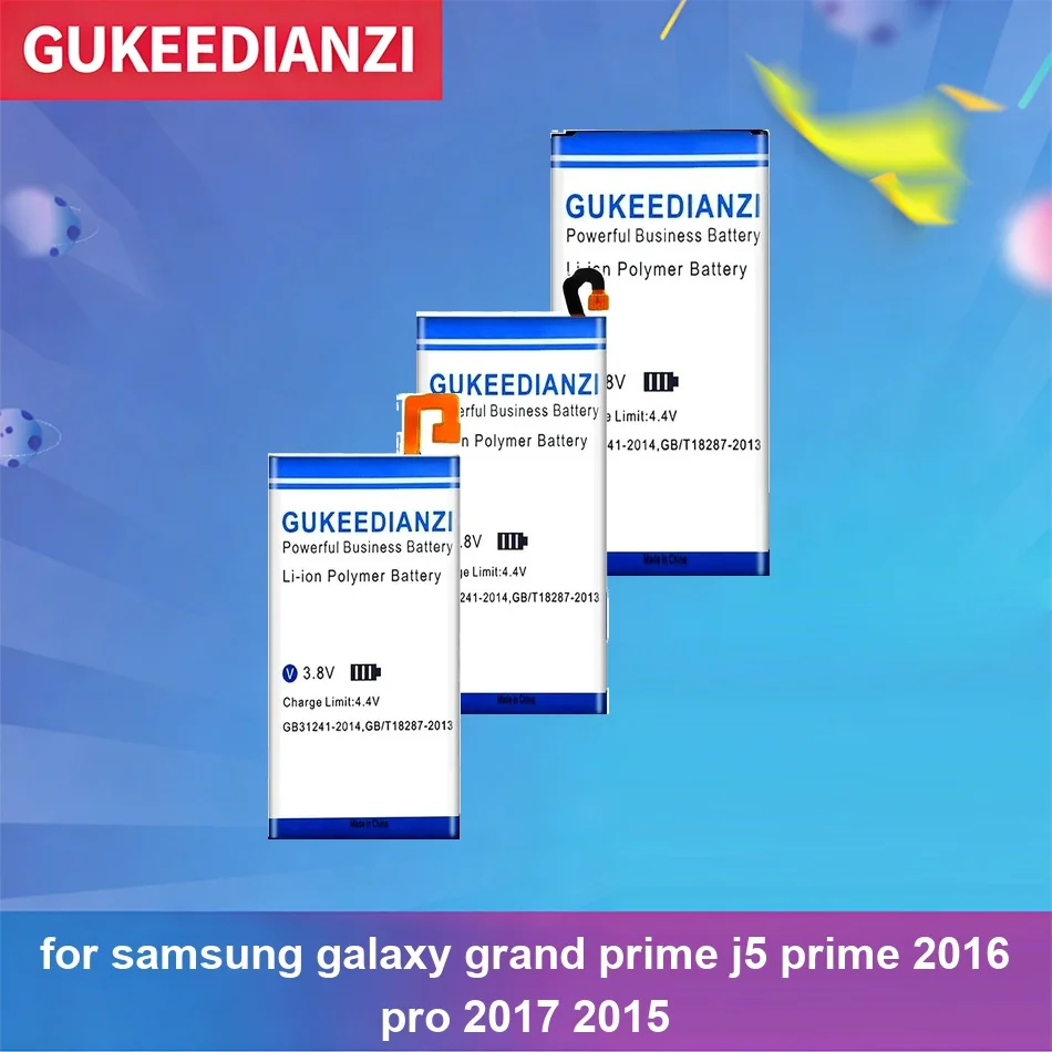 Batería EB-BG530BBE EB-BG570ABE / EB-BG57CABE EB-BJ510CBC para Samsung Galaxy Grand, Prime J5, Prime 2016 Pro 2017 2015