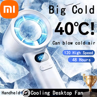 Xiaomi 120 High Speed Handheld Fan Infinitely Variable Speed Handheld Fan Long Battery Life Portable Cooling Desktop Handheld