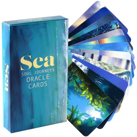 Hot Selling Sea Soul Journeys Tarot Leisure Entertainment Card Family Gathering Divination Deck Tarot Board Playing Card Game