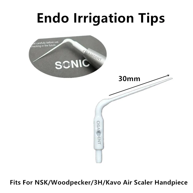 Puntas de irrigador sónico Dental, 5 piezas, aguja de irrigación para KaVo NSK Woodpecker, escariador de aire ultrasónico, pieza de mano