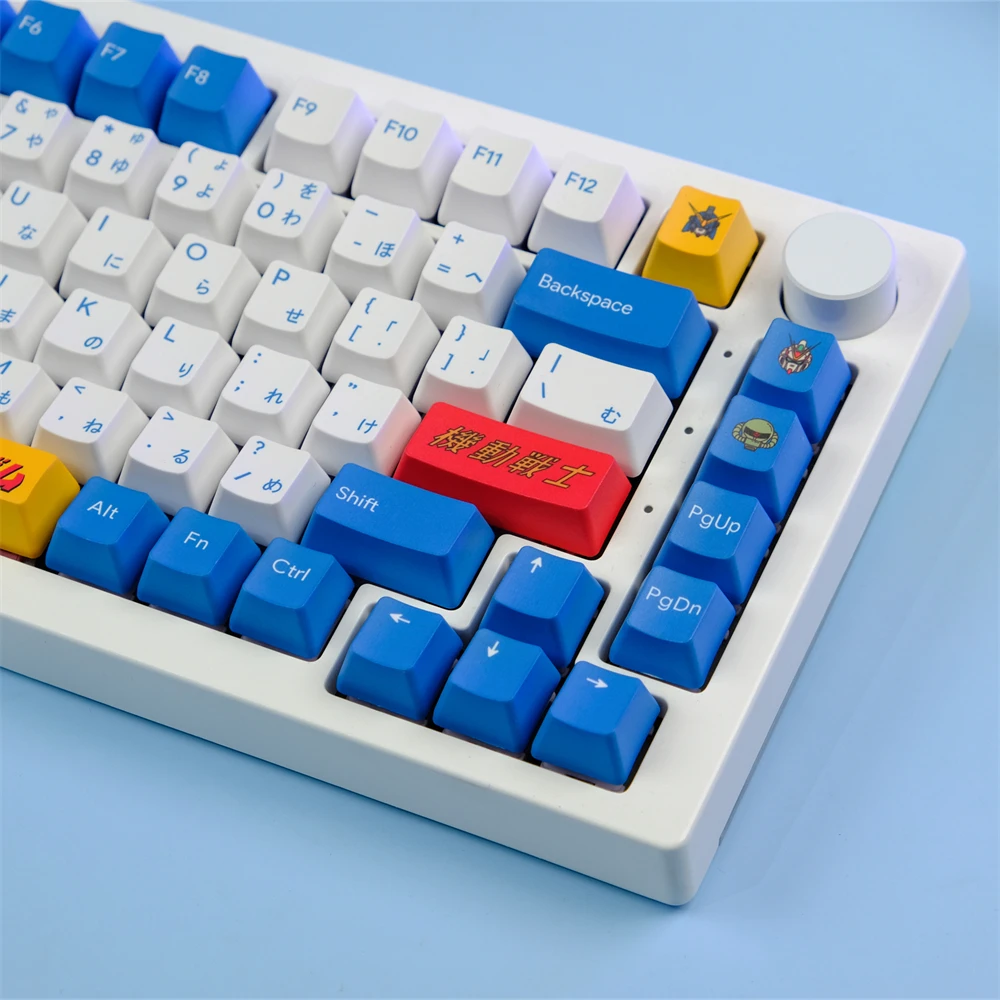 Clavier mécanique en PBT, 129 prédire, sans profil, sublimation de colorant, pour commutateur MX