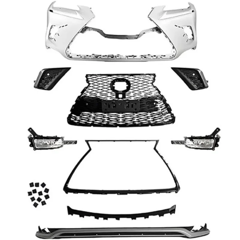 

Automotive Parts Suitable 15-18 Front Bumper Covers, NX200T, NX300, NX300H Car Bumper Grille Body Kits