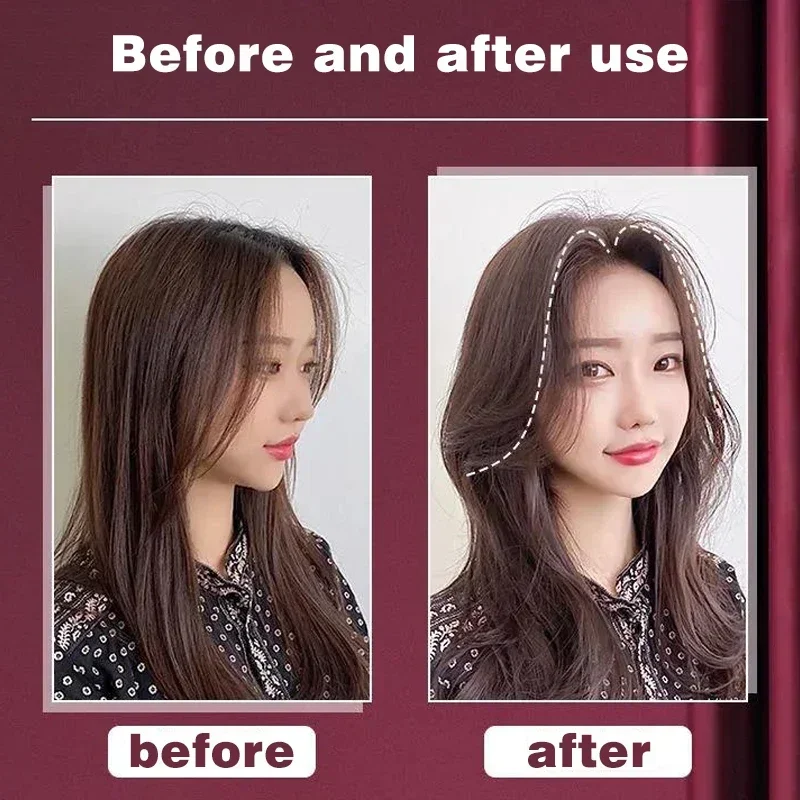 Korean Style Natural Fluffy Hair Clip Air Bangs Lazy Curlers Increase Hair Volume Hairpin Broken Hair Fixed Clip Seamless Roller