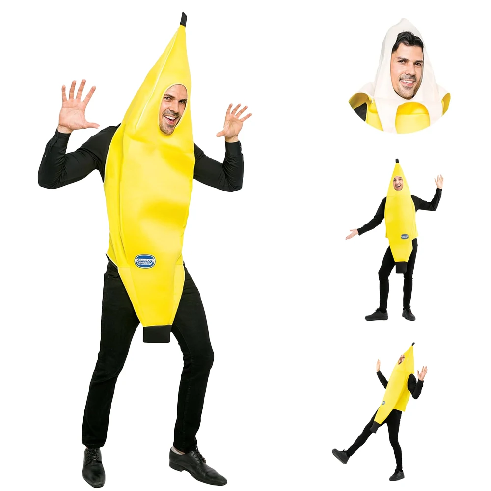 

Fruit Outfit Banana Cosplay Costumes Stage Performance Clothes Parent Role Play Matching Kindergarten Stagement Decoration