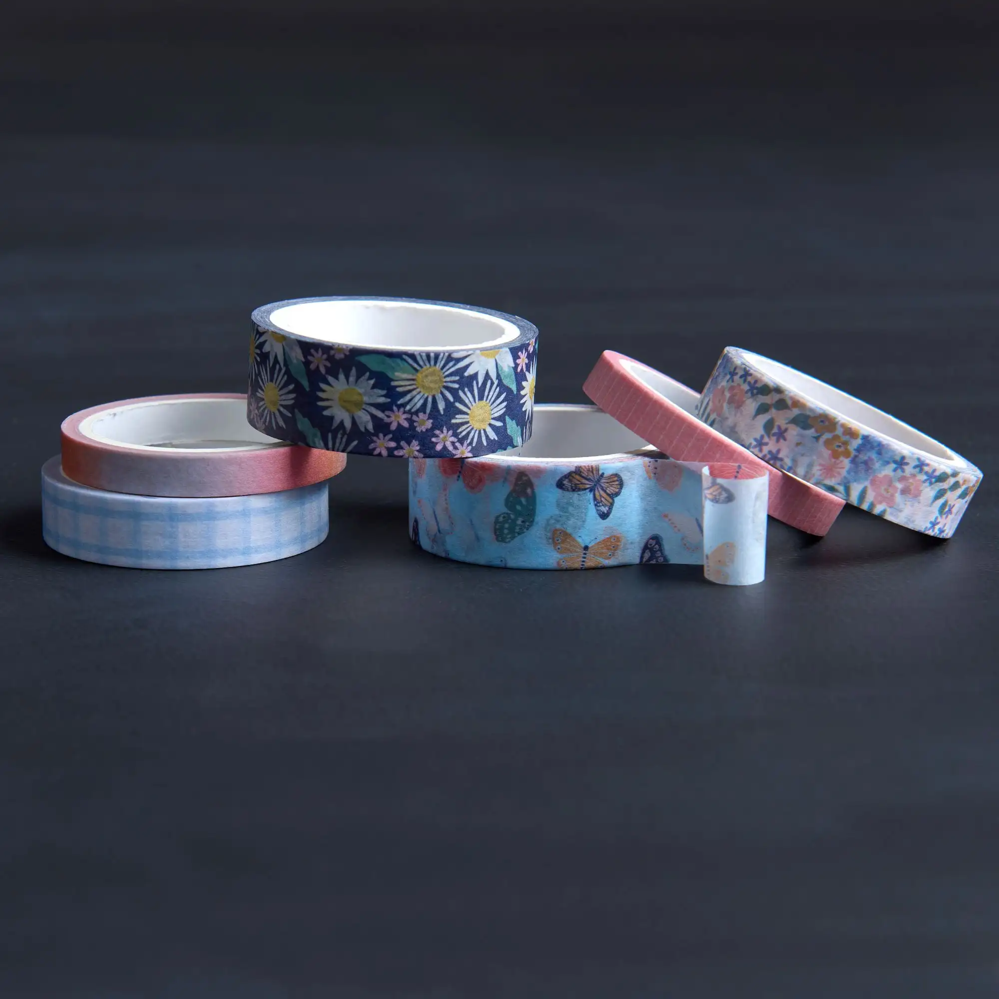 Cinta Washi de Mariposas avec Colores et Diseños Coordonnées