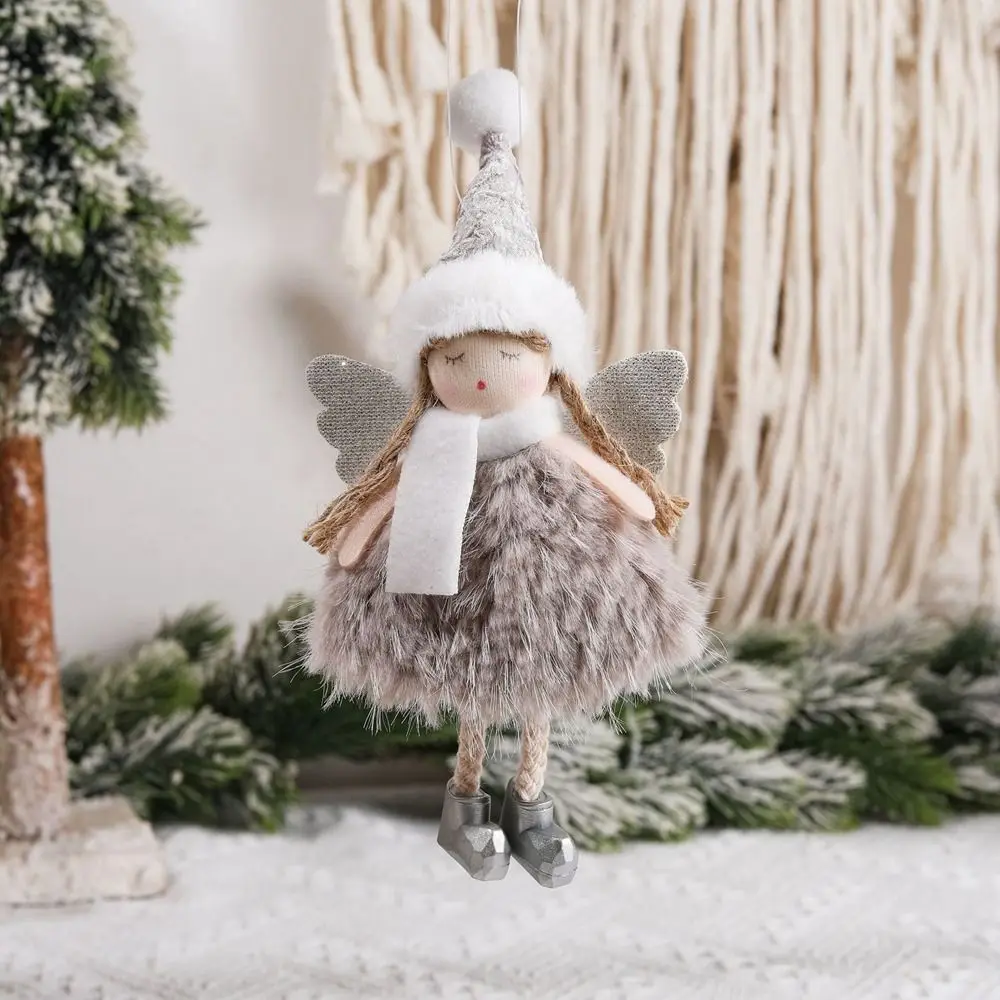 

Angel Girl Christmas Angel Drop Ornaments Old Man Snowman Toy Pendant Hanging Pendant Party Gift Xmas Tree Pendant