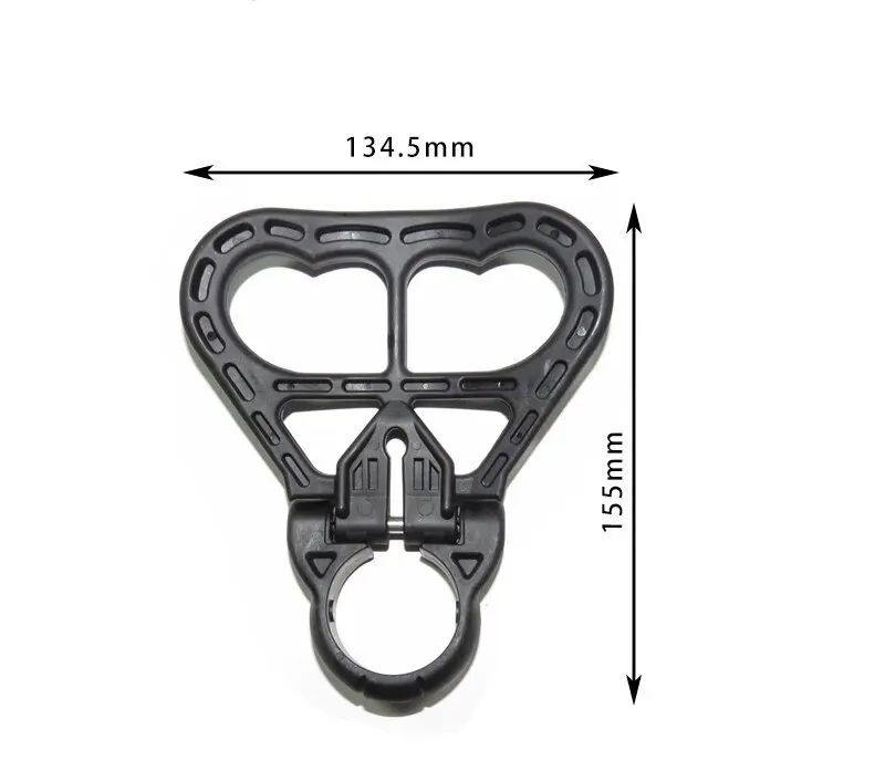 Tanque de mergulho pesado Carry Handle, Tanque dobrável de mergulho, Punho de plástico, Aperto do suporte do mergulho da garrafa do cilindro, OD 40mm