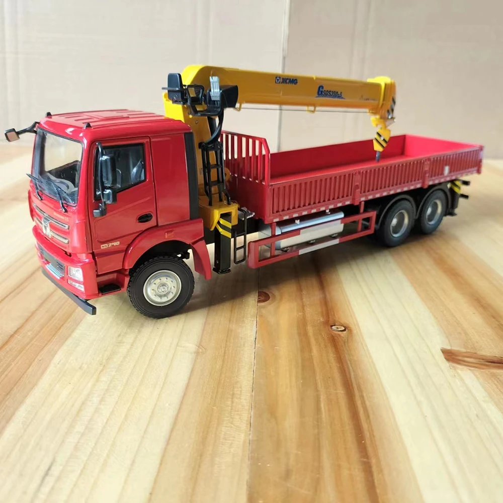 Xcmg Integrated Truck-mounted Crane Truck-mounted Die-casting 1:35 Scale Simulation Alloy Static Crane Model Home Decoration