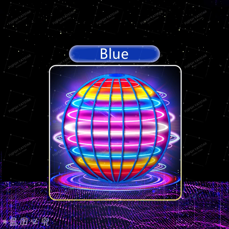 Vliegende Bal Boomerang Flyorb Magie Met Led-verlichting Drone Hover Ball Fly Nova Orb Vliegende Spinner Fidget Speelgoed Kinderen Familie Gift