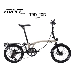 MINT T9B 16Inch Folding Bike /9-Speed Three Folding Bicycle / Disc Brake  Bike - AliExpress 18