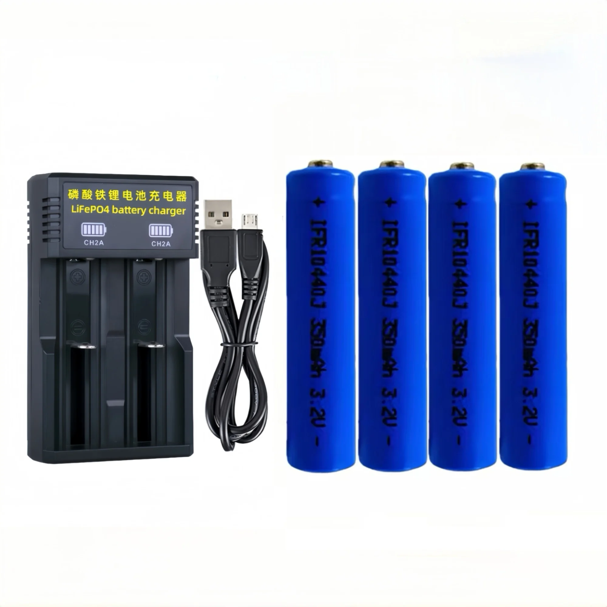 

4 шт. 10440 LiFePO4 аккумулятор 3,2 В 350 мАч AAA зарядное устройство для электрической зубной щетки машина с дистанционным управлением беспроводная клавиатура игрушка