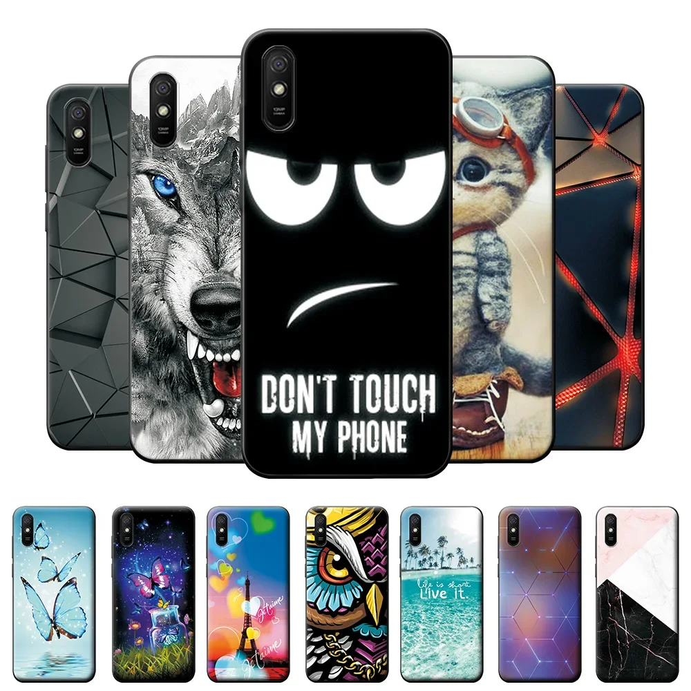 For Redmi 9AT Case Xiaomi Redmi 9AT Case Silicone TPU Soft Back Cover Cool Phone Case For Xiaomi Redmi 9AT 9 AT 9A T Etui Bumper