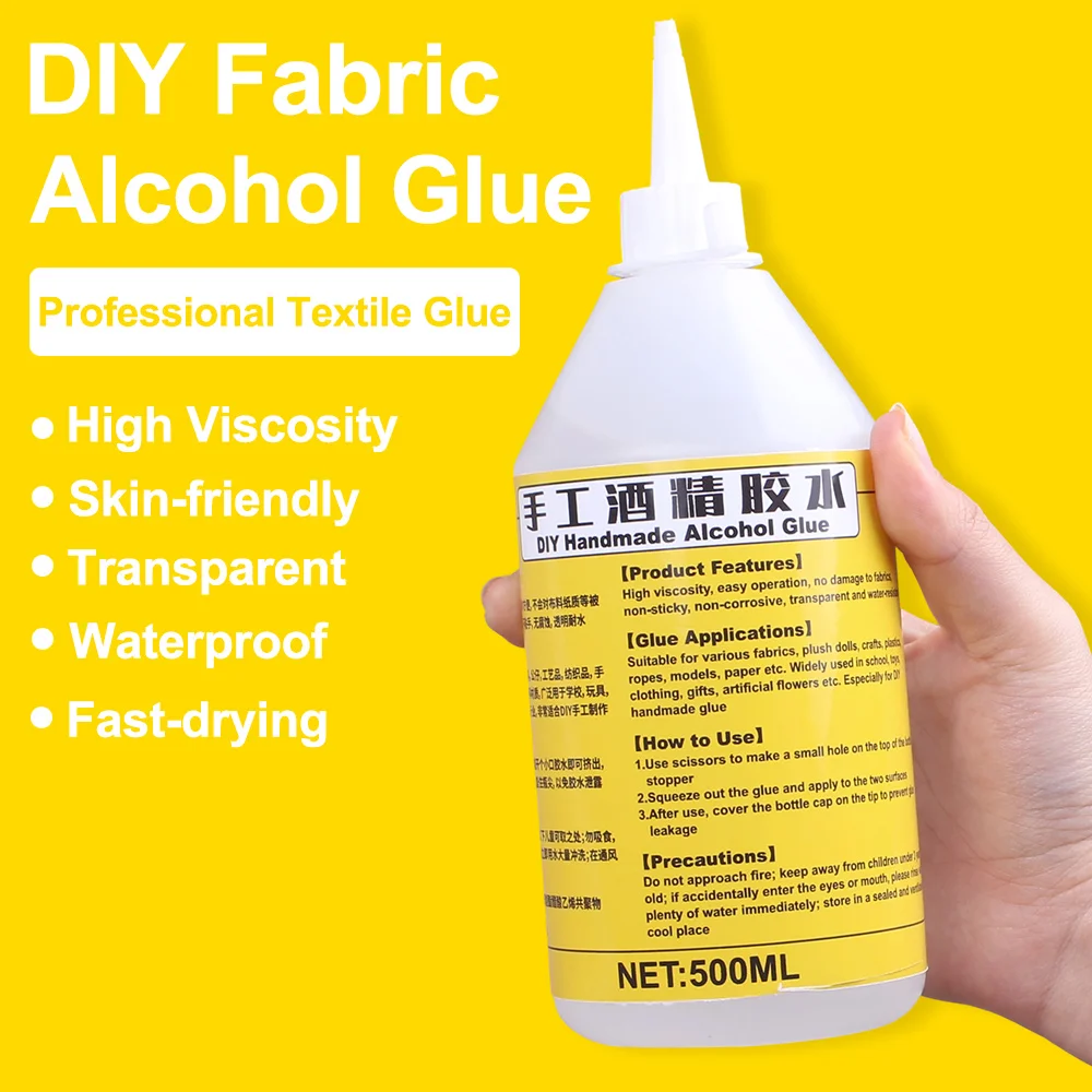 Waterproof Alcohol Glue Wood Epoxy Adhesive Quick Drying Kids Plastic Craft Home School Paper Scrapbooking Card Making Non-Toxic