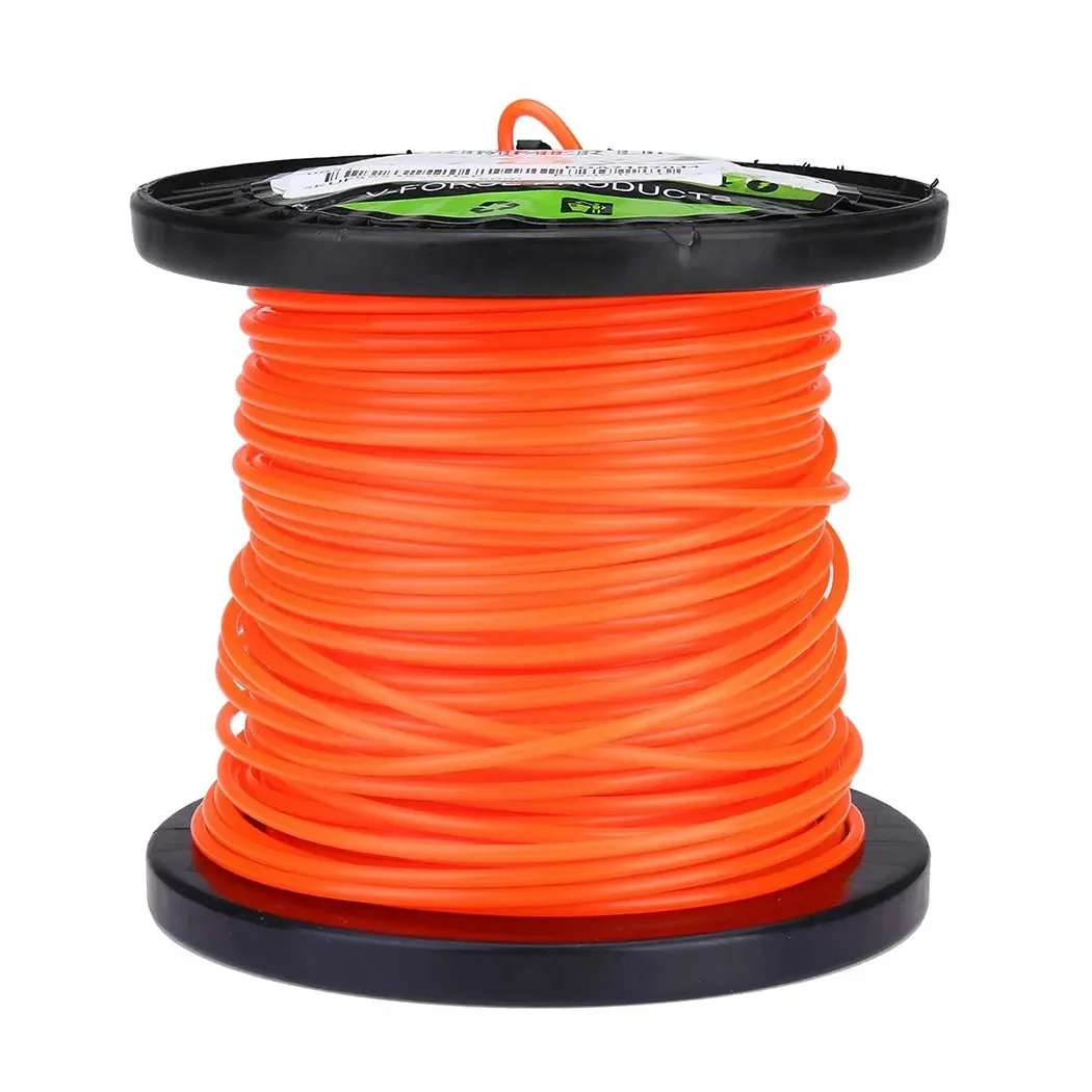 Imagem -06 - Linha de Cabo Aparador para Stihl Escova Quadrada Garden Tool Parts Laranja 27 mm 50m