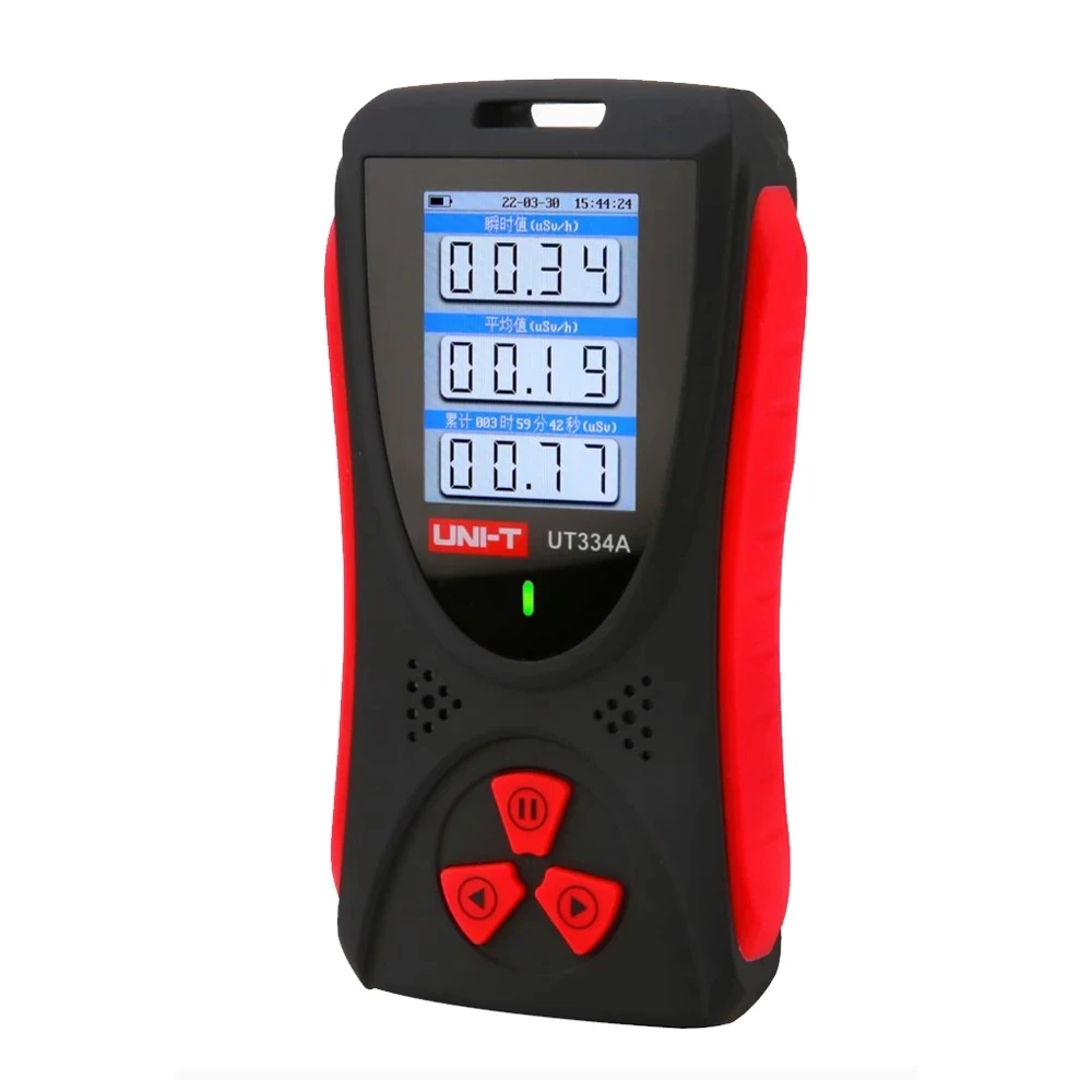 UNI-T UT334A Geiger Counter Electromagnetic Radiation Detector Personal Dosimeter X-ray Beta Gamma Detection EMF Meter.