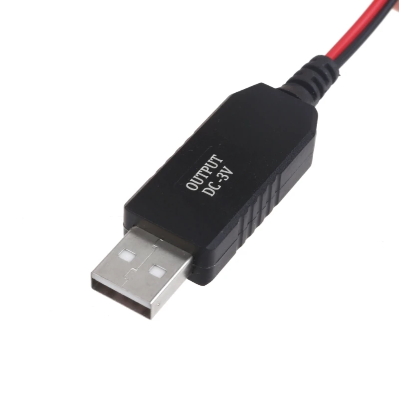 USB to 3V CR2032 Dummy Battery Charging Cable Repalce CR2032 3V Battery for CR2032 Button Coin Cell Powered Devices