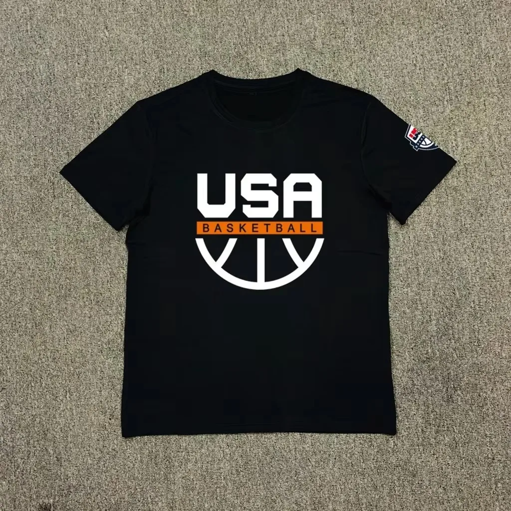 Fresh Drop 2026-2027 Y2K Punk Sport USA Letter Basketball Graphic Tee Unisex Short Sleeve Streetwear T Shirt