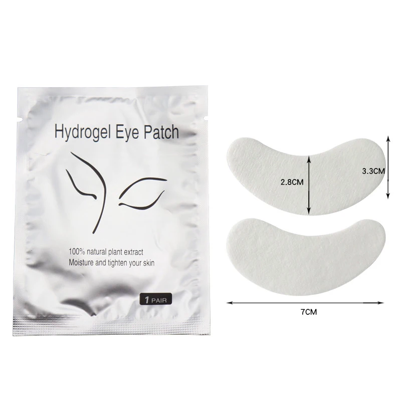 50 Paar Hydrogel-Augenpads für Wimpernverlängerung – Isolierende Augenpads zum Entfernen von Make-up – Augenpad-Sticker für Wimpernverlängerung – Make-up-Tools – Detail 3