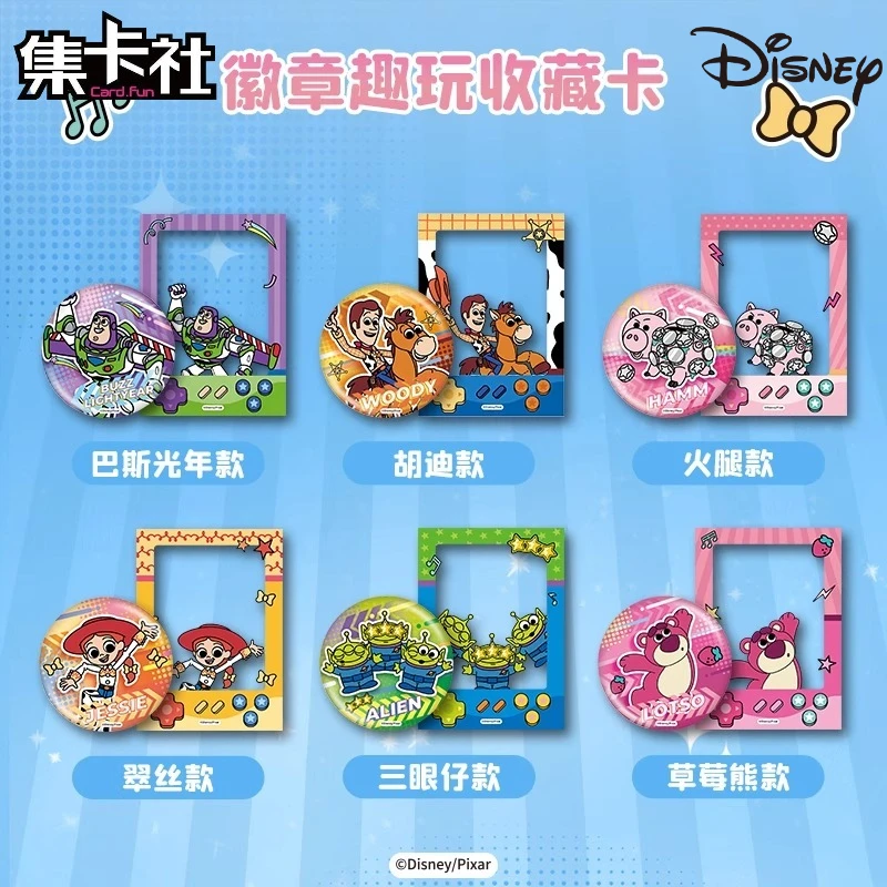 Card.Fun حقيقية ديزني قصة لعبة الطنانة الخفيفة الفراولة الدب شارة متعة اللعب جمع بطاقة لعبة الطرفية بطاقة فلاش هدية #5