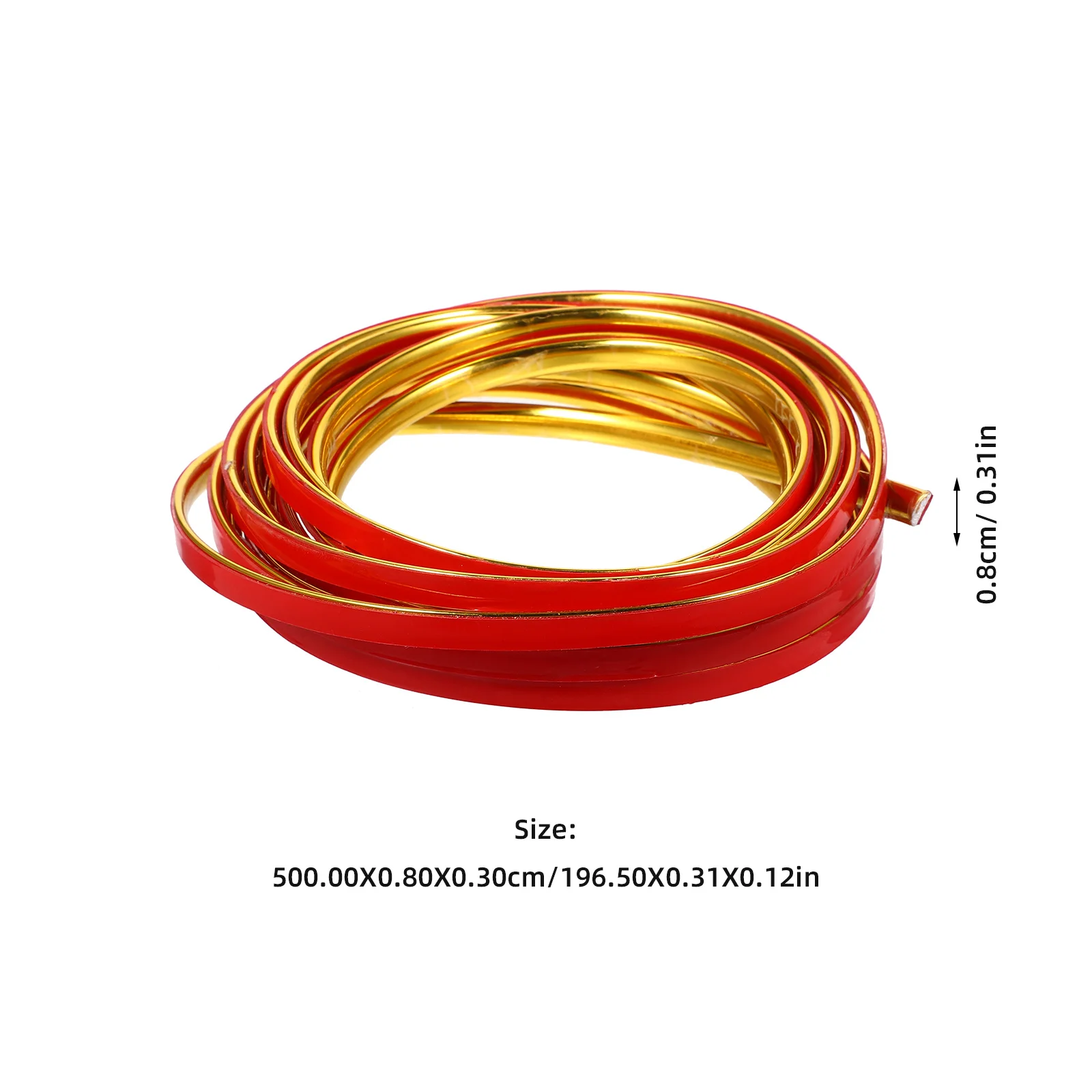 1 لفة مقاوم للماء مرنة بولي كلوريد الفينيل تقليم السد قطاع قشر عصا بلاط حافة جدار الزاوية سقف خزانة حافة صب الشريط #2