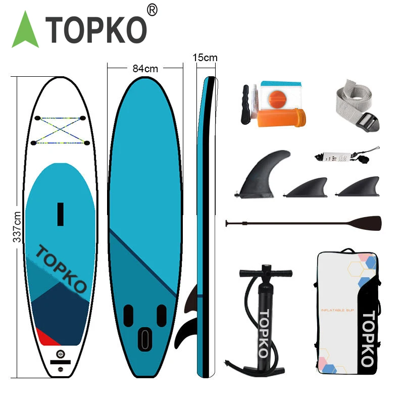 TOPKO Drop shipping Hot Sale Printing Flowers/Animals/Cartoon  Sup Paddle Board For Sea,Inflatable Foldable Summer Surfboard