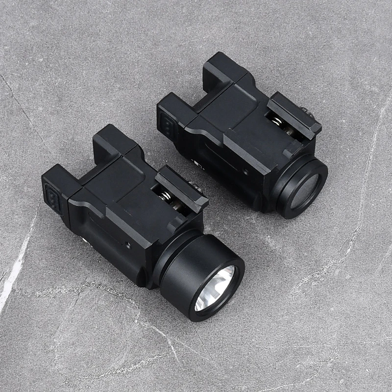 

WADSN Tactical Pistol Scout Light Metal CNC Hunting Strobe Flashlight Fit 20mm Picatinny Rail G17 G18 G19 System Airsoft Lamp