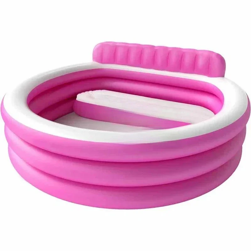 

Family Adult Children Treasure Swimming Pool PVC Square Pool Inflatable Swimming Pool Three Colors For Garden Backyard