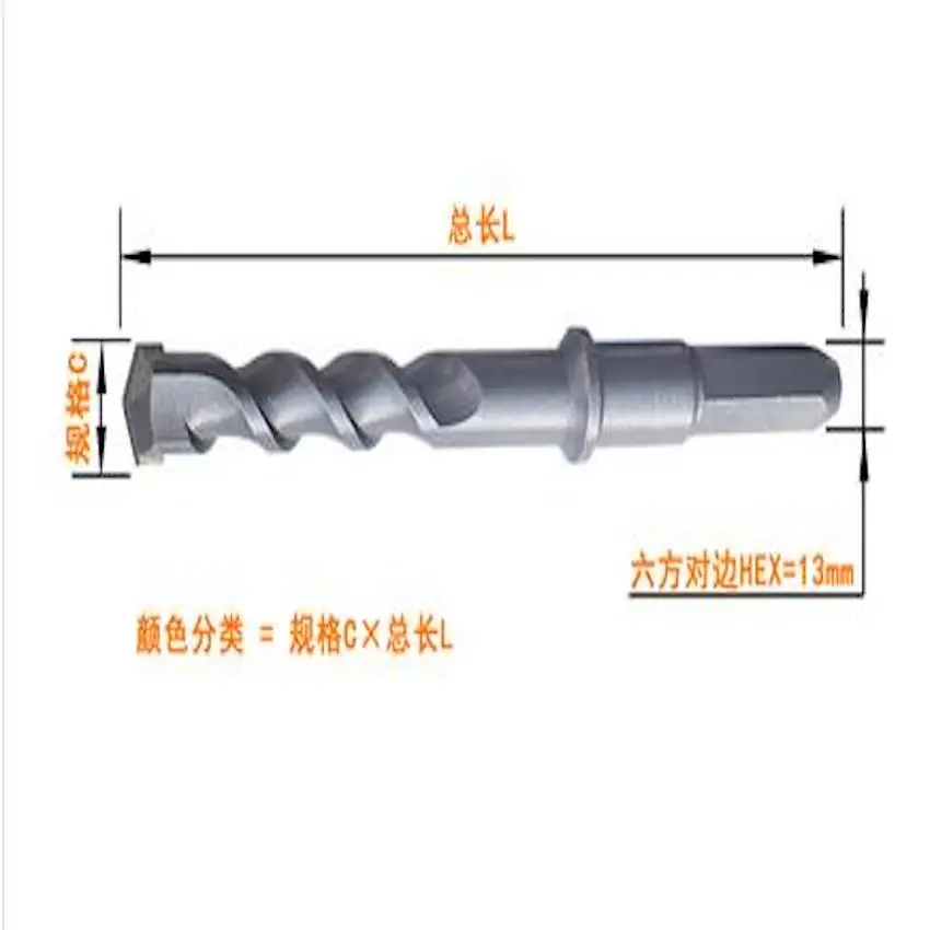 

Free shipping of 1PC 6-22mm Hex shank Solid alloy Tipped impact drill Hammer Drill Bit for concrete/brick/wall/tile/granite