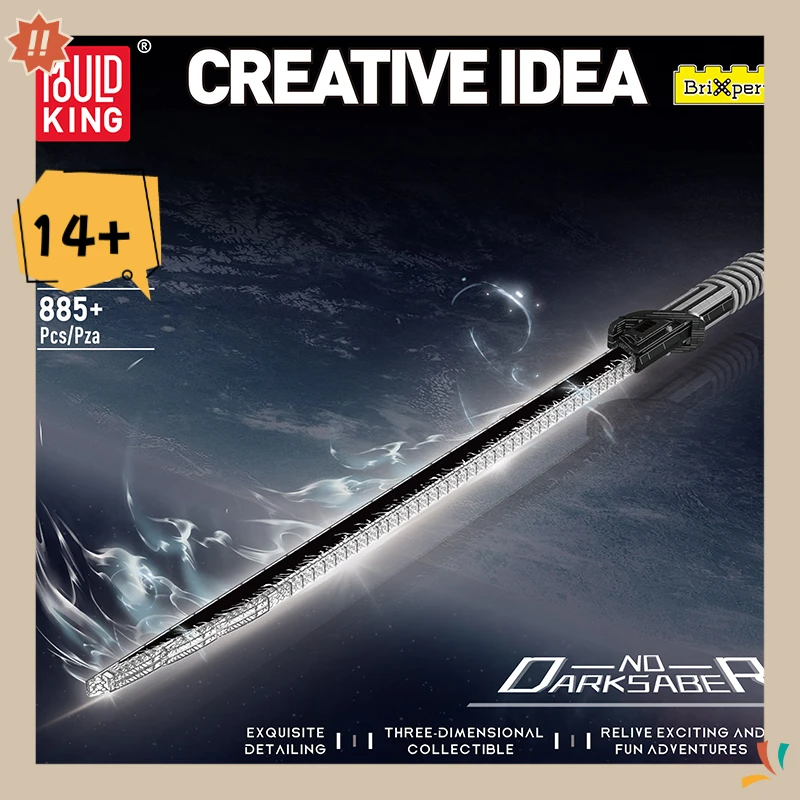 

Mould King 10138 Star Plan Toys The Dark Saber Building Block with Led Parts Assembly Cosplay Brick Toys Kids Christmas Gift