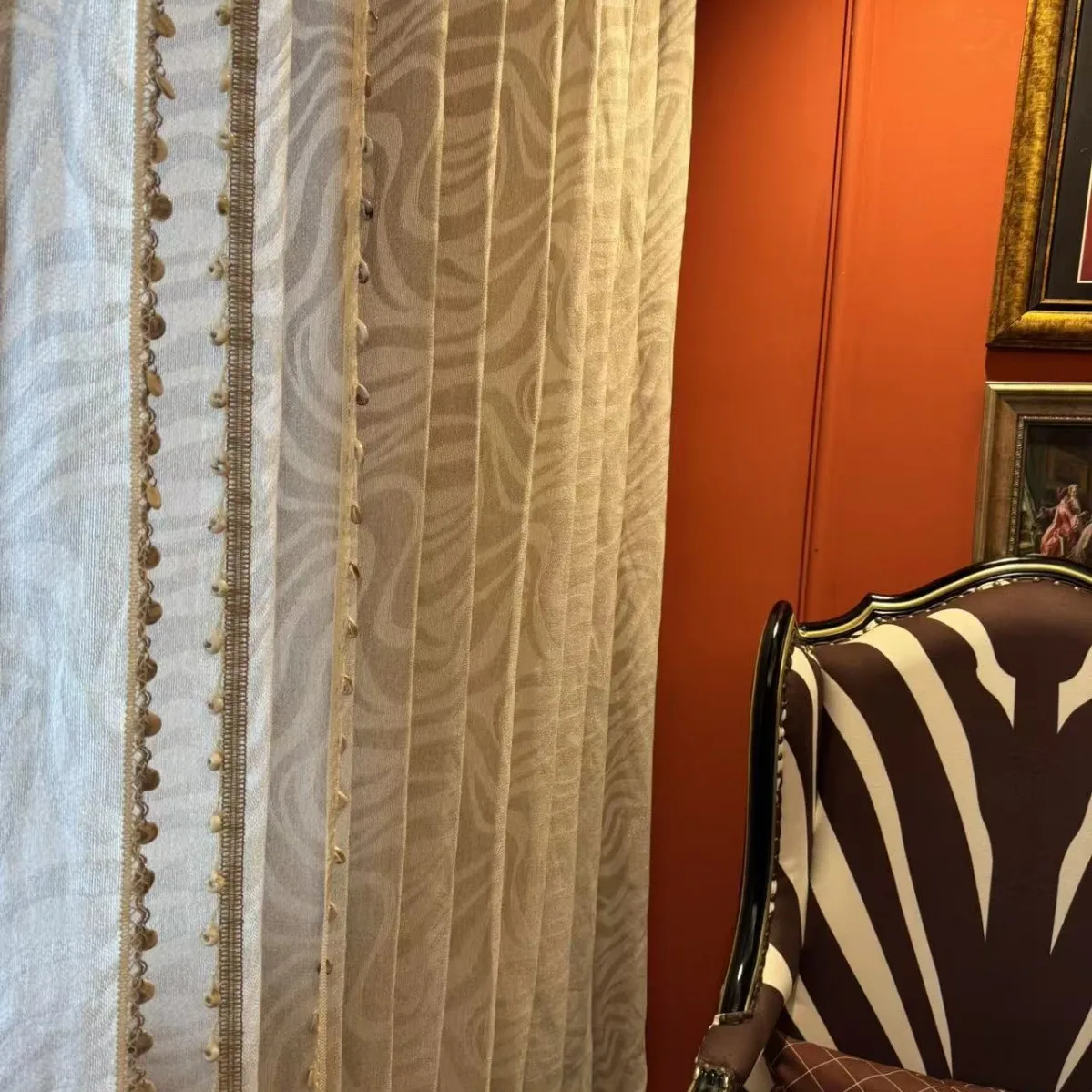 

Современный простой стиль, полосатый зебра, хлопок и лен, жаккардовые плотные декоративные вертикальные шторы для гостиной, балкона, спальни