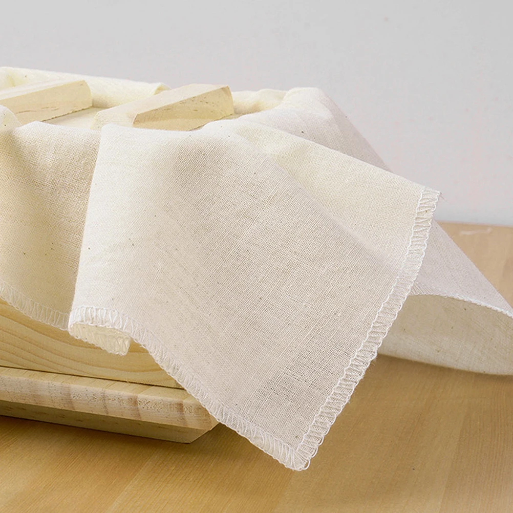 

12pcs 40x40cm Tofu Soy Reusable Cheesecloth Milk Filter Cloth For Mesh Food Strainer Straining Cloth Straining Kitchen Tool