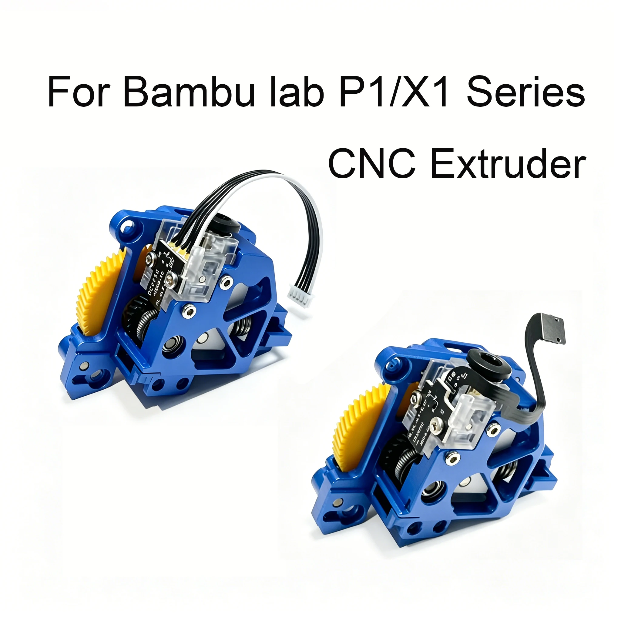

Upgrade CNC Metal Extruder Unit For Bambu lab P1/X1 Series Hardened Steel Extruder For P1S P1P For Bambu lab Hotend Extruder