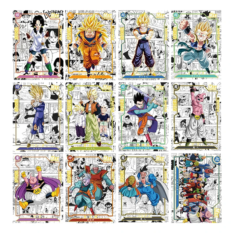 Dragon Ball Homemade Diy Son Goku Piccolo Vegeta Tien Shinhan Lunch Chiaotzu Krillin Android 18 Collection Card Toys Gift view 4