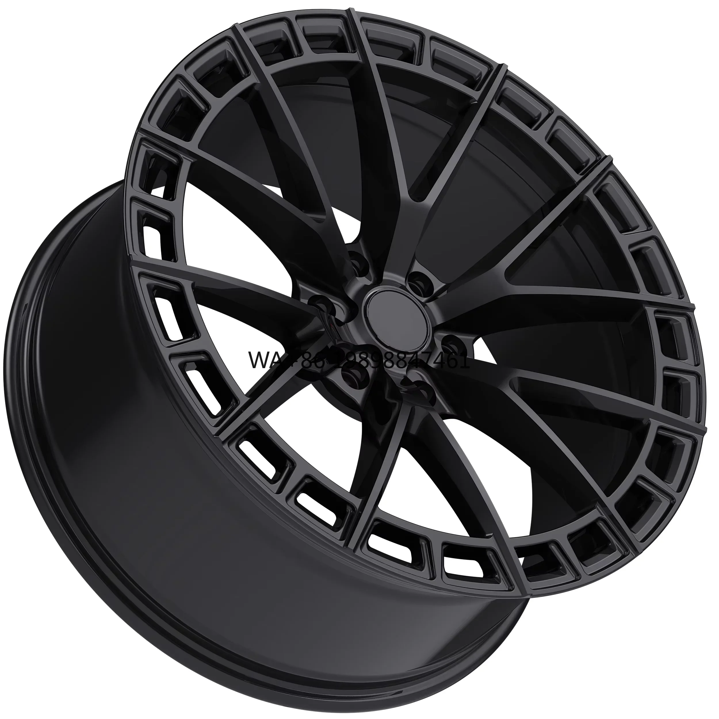 

Custom T6061 Aluminum Forged Wheels 17-24 Inch Matte Black Finish Bright Finish Wheel Rims for Cars
