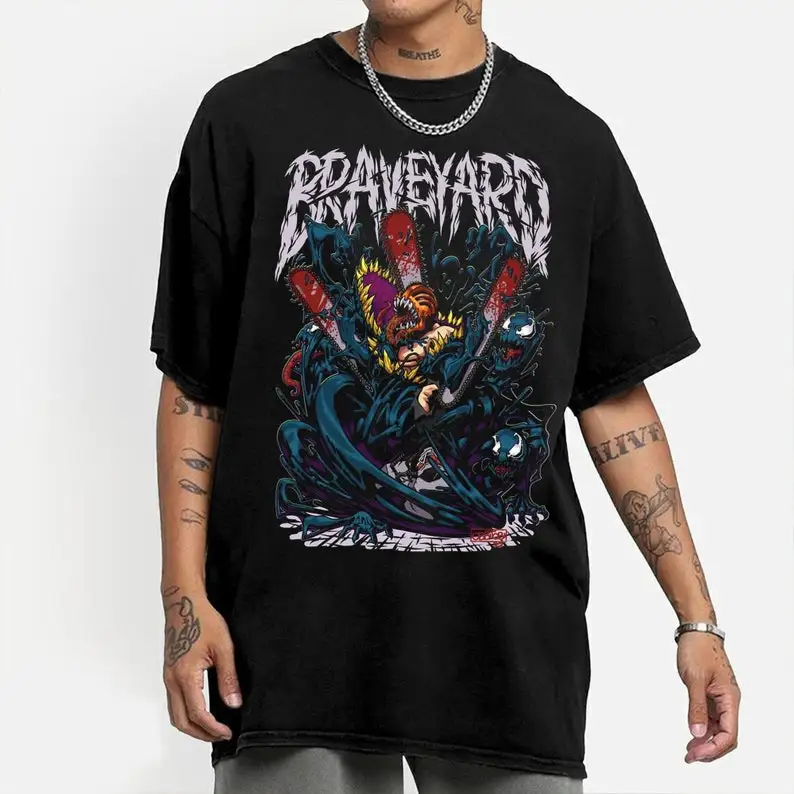 

Chainsaw Man Shirt, Chainsaw man Anime Vintage Shirt