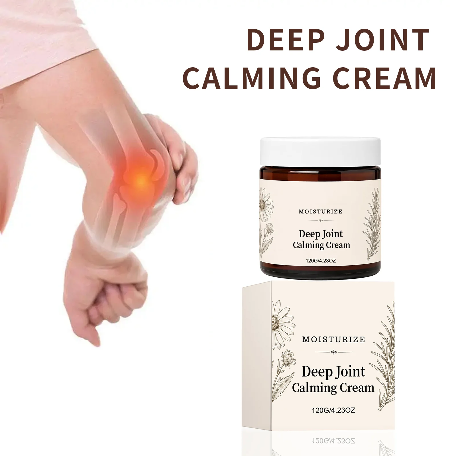 Joint Care Cream Refreshing Hydrating Reduce Pain Relieves Tension Muscle Lightweight Body Moisturizing Muscle Massage Cream120g