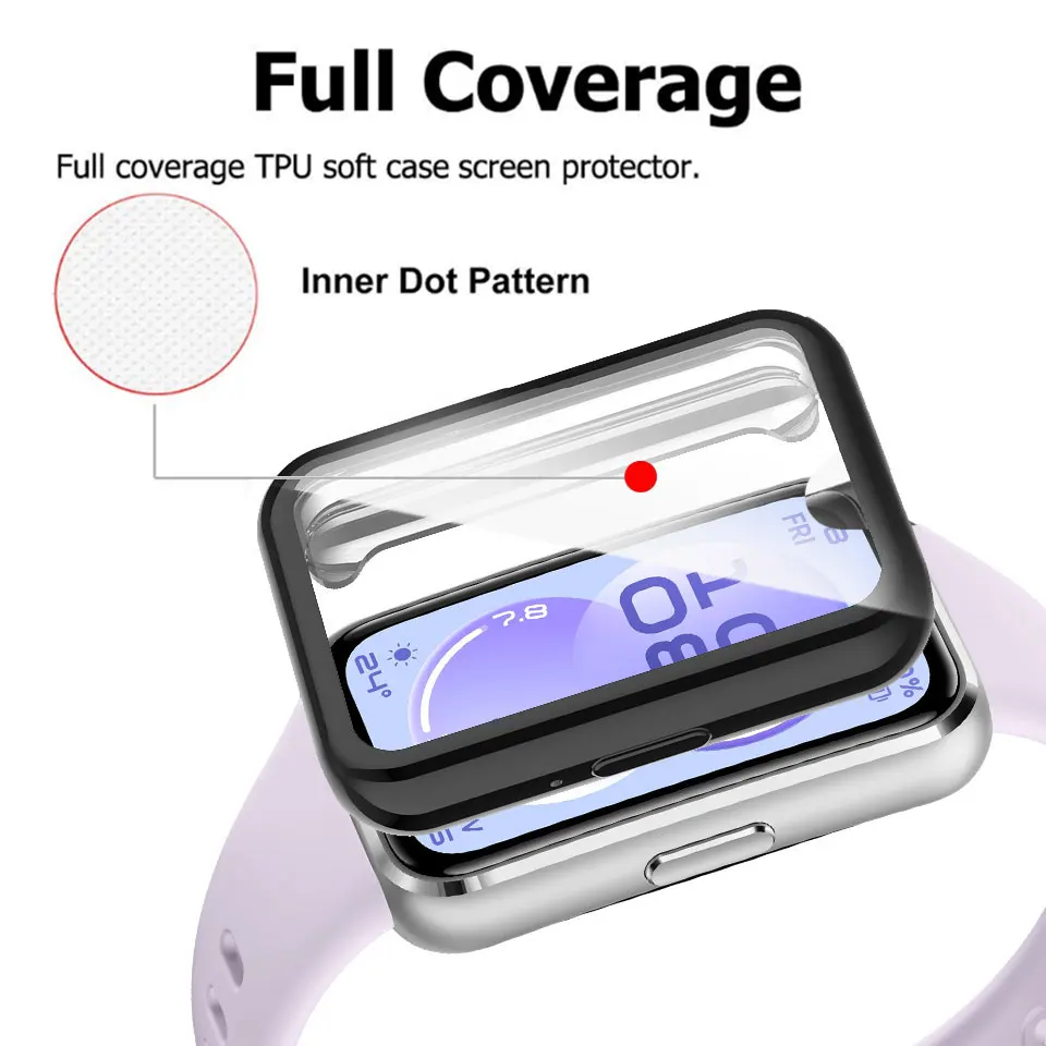 Screen Protector Case For Huawei Band 11 10 9 8 Full Coverage Bumper TPU Protective Cover For Huawei Smartband 11Pro Accessories