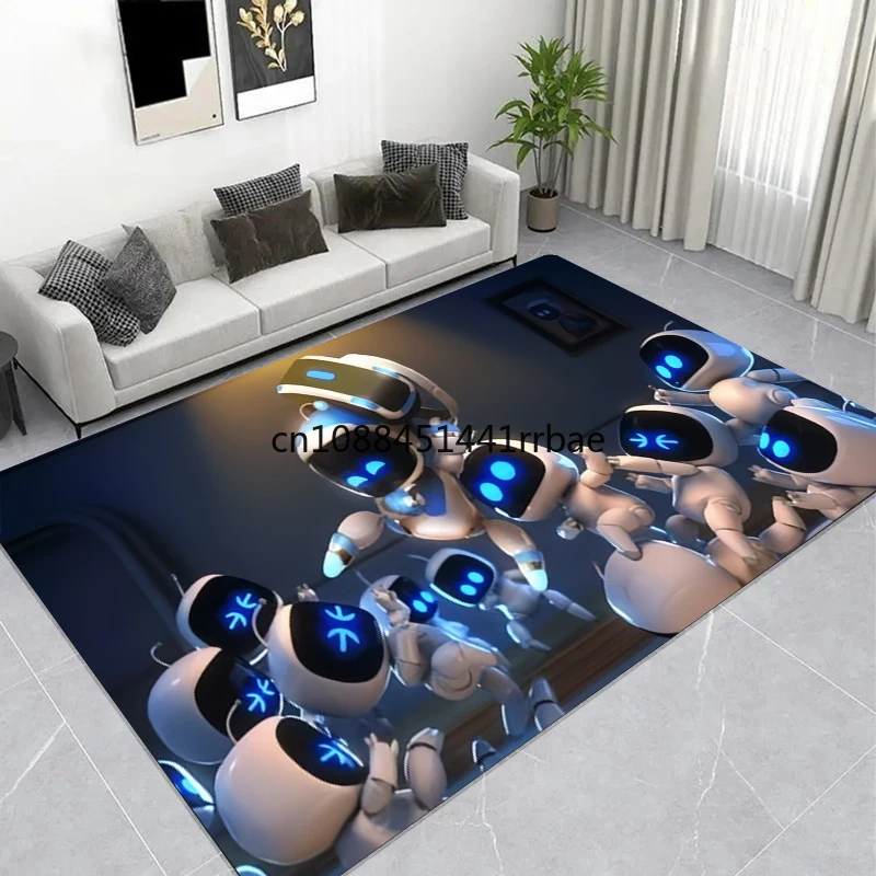 Game AA-ASTRO BOT Poster Large Carpet,Living Room Bedroom Sofa Area Rug,Floormats,bath Mat,playmat