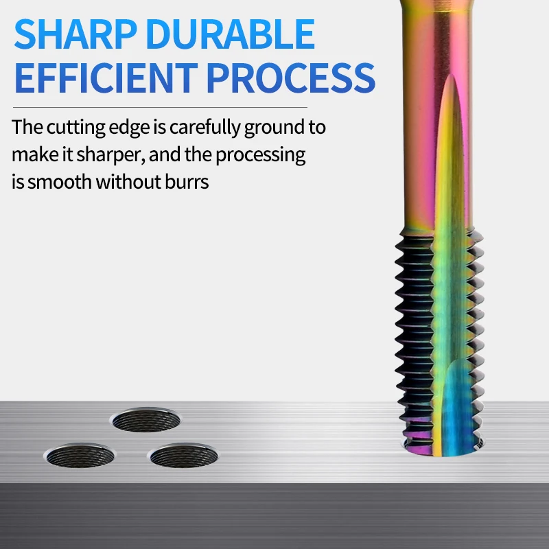 UT TAP HSSE-M35 DIN 371 376 Standard Spiral Pointed Tap M2 M3 M4 M5 M6 M8 M10 M12 Machine Screw Thread Taps For Through hole