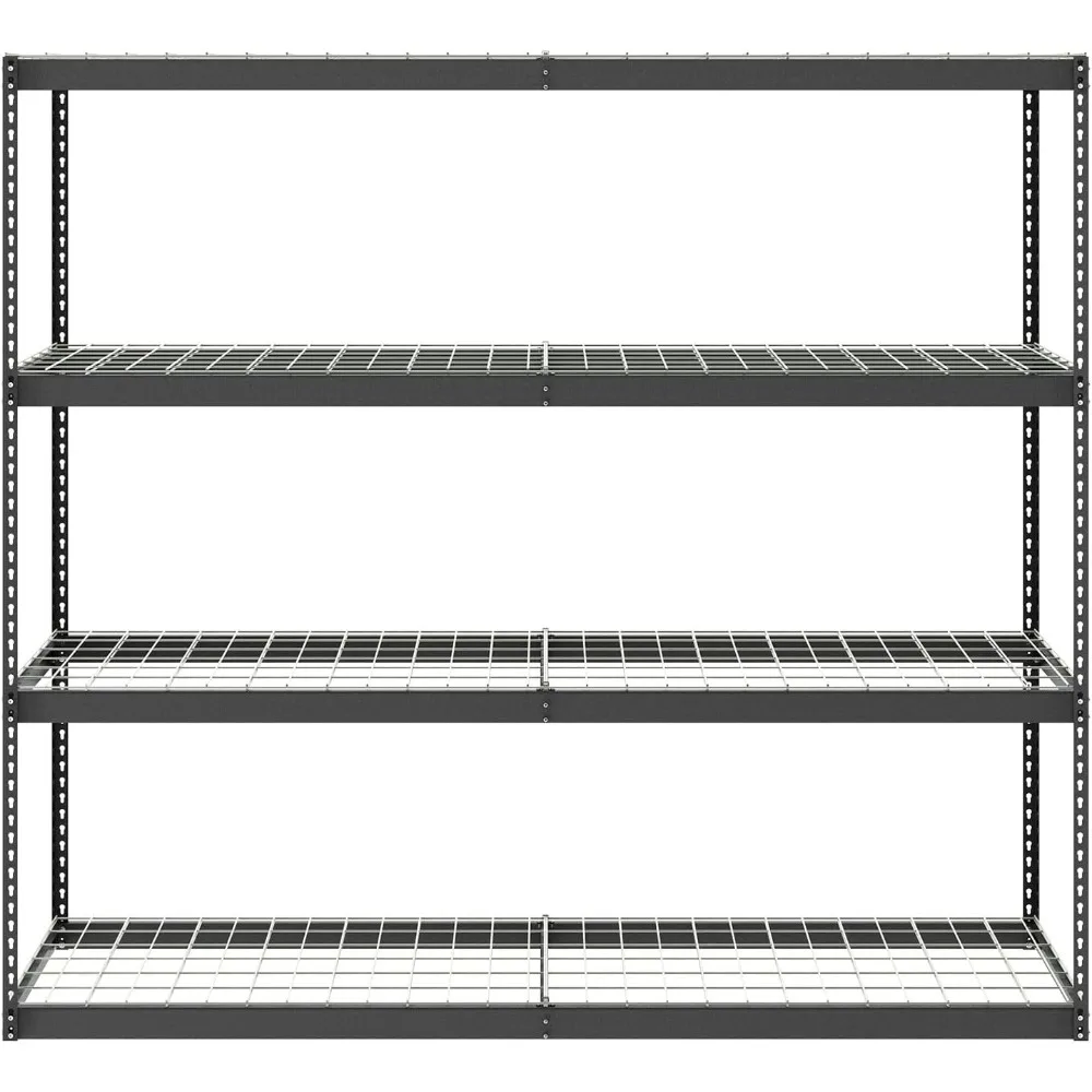 Garage Shelving - Storage Rack That Holds 500 Pounds Per Shelf - All Steel Shelves for Storage - Easy to Assemble