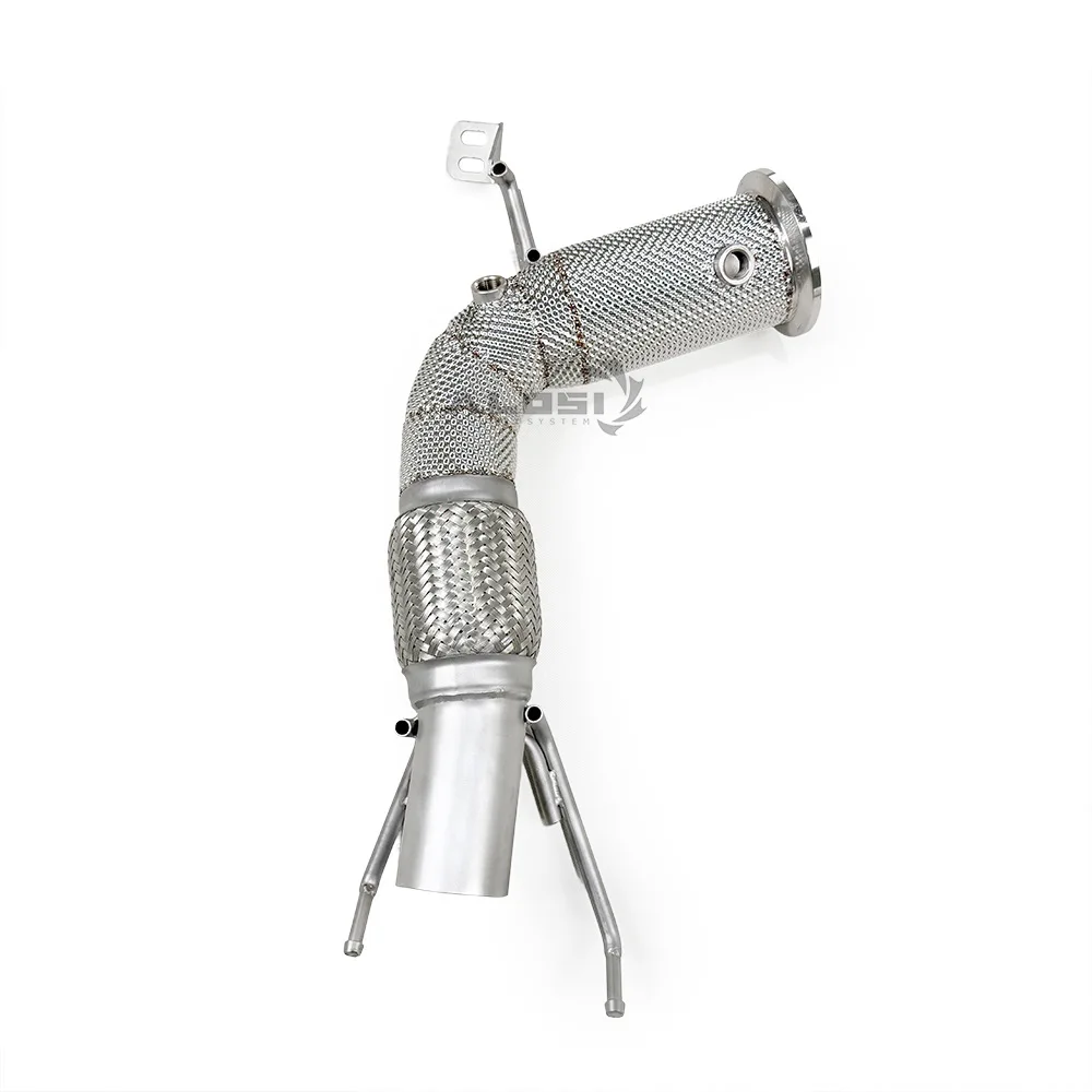 Suitable for BMW 120I 125I B48 2.0T 2017-2023 High Performance Lower Tube Exhaust ALOSI Row