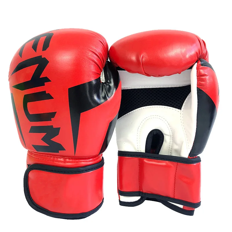 6/8/10/12oz Professional Boxing Gloves PU Leather Thickened MMA Sanda Training Glove Boxing Sparring Muay Thai Gloves