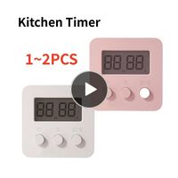 1PCS Kitchen Timer Cooking Timer LCD Digital Countdown Timer Kitchen Timer Magnetic Kitchen Accessories