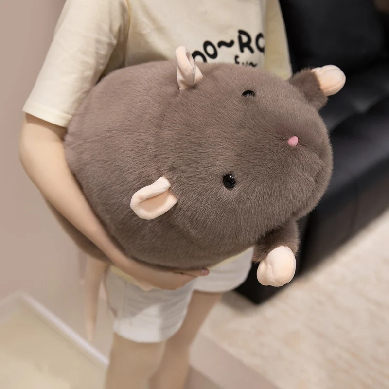 50 سنتيمتر/95 سنتيمتر جديد كبير لينة أفخم محاكاة الماوس بلوشي دمية محشوة الجرذ أفخم ألعاب حيوانات التميمة Peluche الماوس دمية للحيوانات الأليفة #6