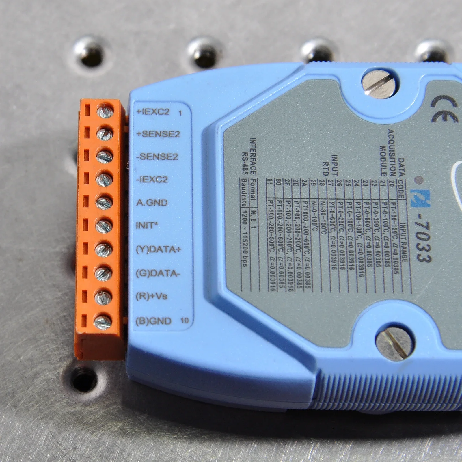 3-ch RTD Input Module, Usado, I-7033