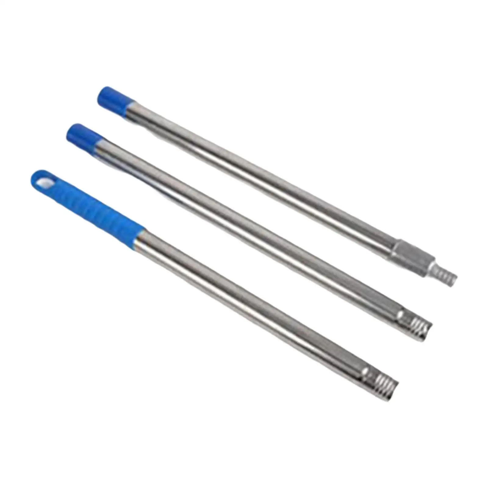 Long Handle of Floor Brush Segmented Extended Rod Premium Easy Installation Stainless Steel Pole Scrub Brush Accessories