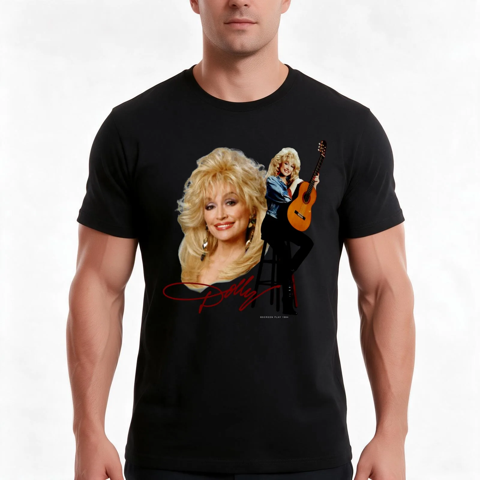 Rare Vintage 90’s 1994 Dolly Parton T-Shirt, Summer Casual Cotton Tee, Oversized Streetwear Tops, Vintage Graphic Print