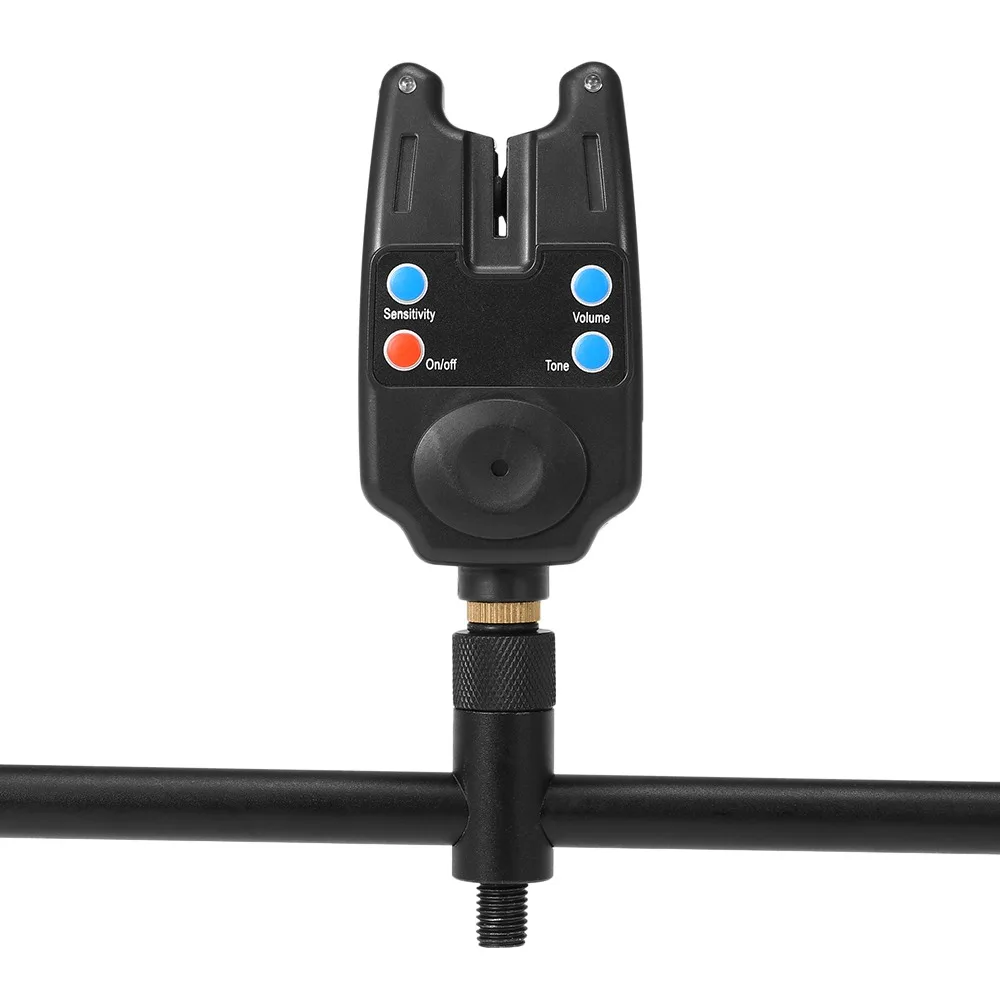 

2PCS Aluminum Alloy Fishing Buzz Bar M3/8 Interface 3 Head Carp Fishing Buzz Bars 34.5cm Black Fishing Rod Holder Surf Fishing