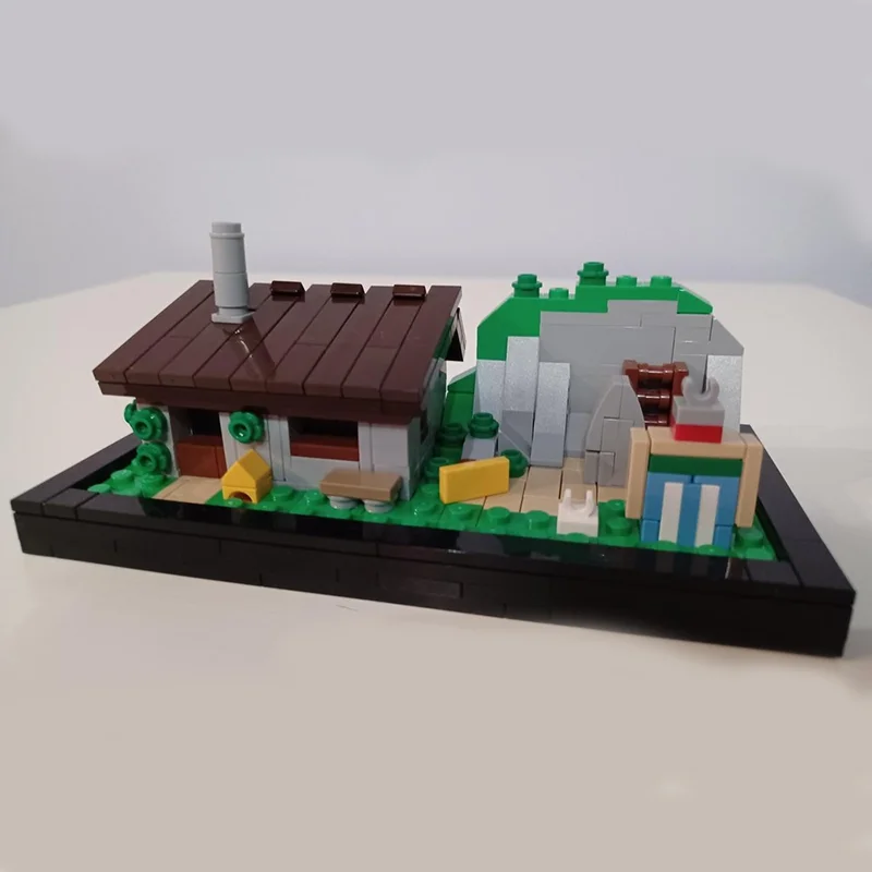 463 قطعة MOC Obelix S Quarry La Carri Re D Ob Lix نموذج اللبنات العمارة لتقوم بها بنفسك هدايا عيد الميلاد فكرة لعبة الطوب عيد ميلاد #4